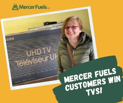 Mercer Fuels TV Giveaway - Picture of TVs